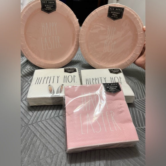 Rae Dunn Dining Rae Dunn Easter Paper Plates And Napkins Poshmark